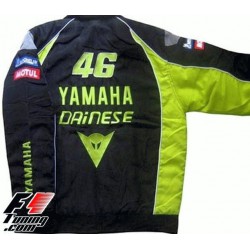 Blouson Yamaha Team Valentino Rossi / DaineseMoto GP couleur noir