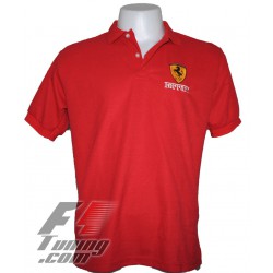 Polo Ferrari Team formule-1 rouge