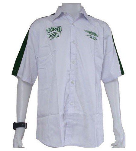 Chemise Aston Martin Team Racewear blanc