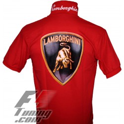 Polo Lamborghini Team Racewear rouge