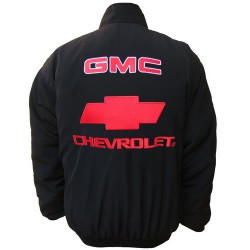 Blouson GMC General Motors Team sport automobile couleur noir