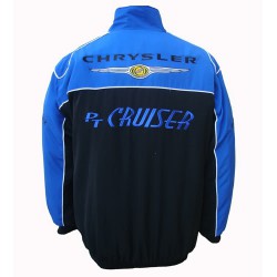 Blouson Chrysler Team PT Cruiser sport automobile couleur noir et bleu