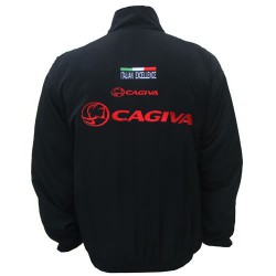 Blouson Cagiva Team Italie moto couleur noir