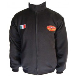 Blouson Moto Guzzi Team Italie moto couleur noir