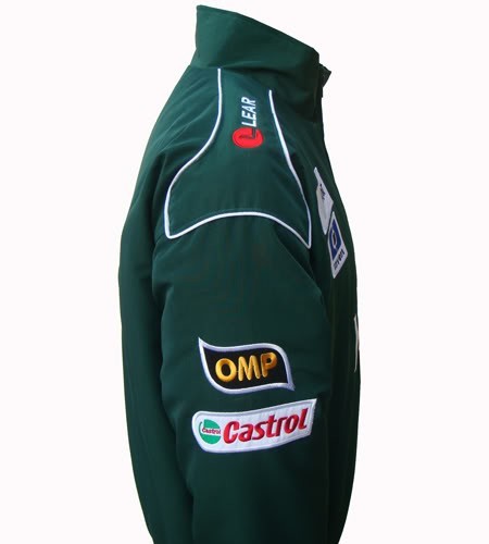 Blouson Jaguar Team Racing sport automobile couleur vert