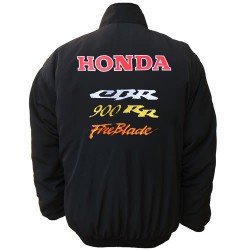 Blouson Honda Team CBR 900RR Fire Blade moto couleur noir
