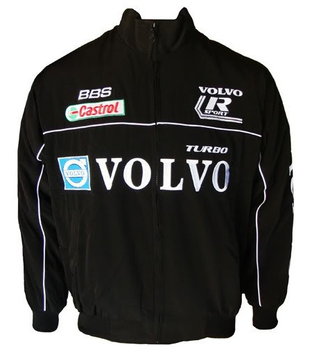 Blouson Volvo Team R-Sport sport mécanique couleur noir