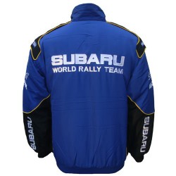 Blouson Subaru Team sport mécanique couleur bleu