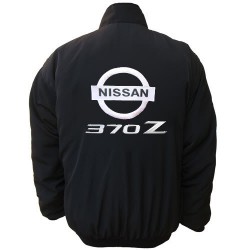 Blouson Nissan Team 370z sport mécanique couleur noir