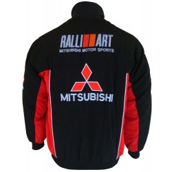 Blouson Mistsubishi Team sport mécanique couleur rouge & noir