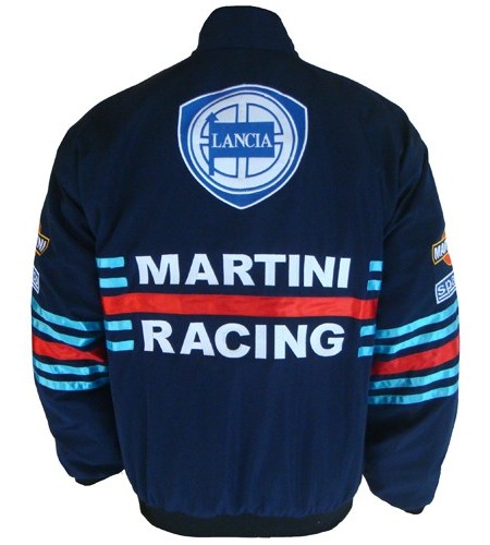 Blouson Lancia Team Martini Racing sport mécanique couleur bleu
