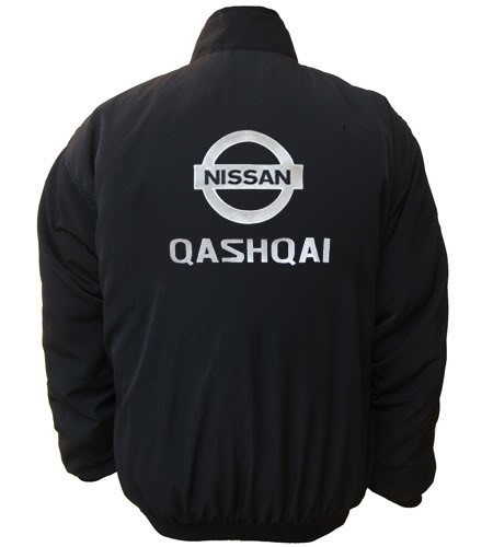 Blouson Nissan Team Qashqai sport mécanique couleur noir