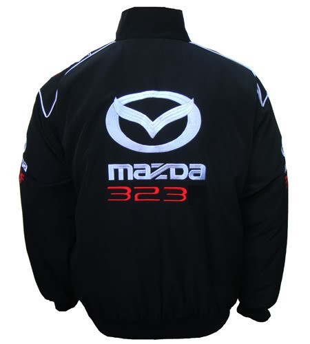 Blouson Mazda Team 323 sport mécanique couleur noir