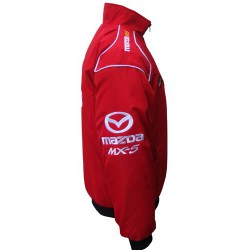 Blouson Mazda Team MX-5 sport mécanique couleur rouge