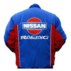 Blouson Nissan Team sport mécanique couleur bleu