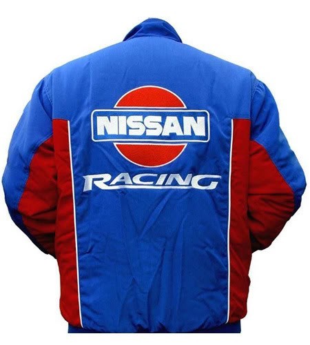 Blouson Nissan Team sport mécanique couleur bleu