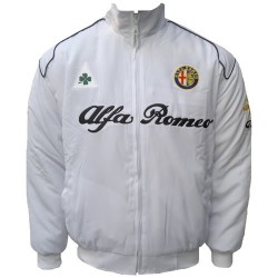 Blouson Alfa Roméo Team sport mécanique couleur blanc