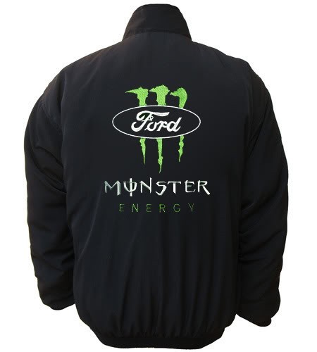 Blouson Ford Team Monster Energy sport mécanique couleur noir
