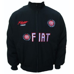Blouson Fiat Team sport mécanique couleur noir