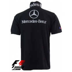 Polo Mercedes Team formule-1 noir