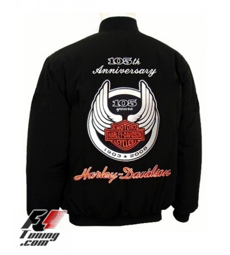 Blouson Harley Davidson Edition spéciale 105ème Anniversaire couleur noir