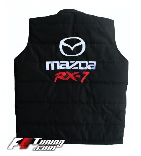 Doudoune MAZDA MX-5 blouson sans manches de couleur noir