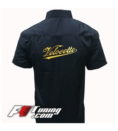 Chemise VELOCETTE vintage noir