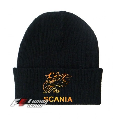 Bonnet Scania noir