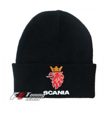 Bonnet Scania noir