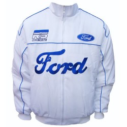 Blouson Ford Team Cosworth sport mécanique couleur blanc