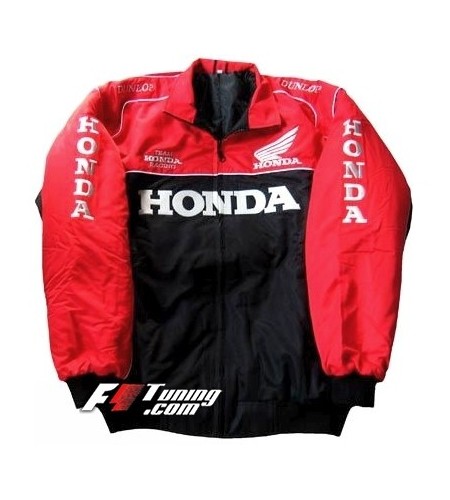 Blouson Honda Racing Team moto couleur rouge