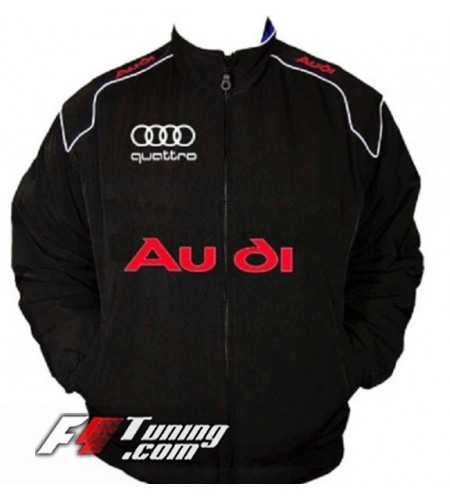 Blouson AUDI Quattro Team de couleur noir