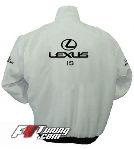 Blouson LEXUS Racing Team de couleur blanc
