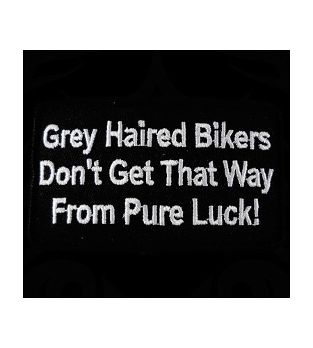 Polo Gray Haired Bikers de couleur noir