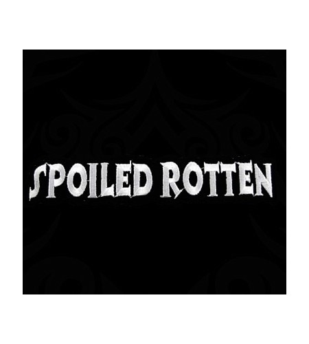 Polo Spoiled Rotten de couleur noir