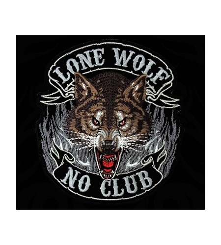 Polo Lone Wolf de couleur noir