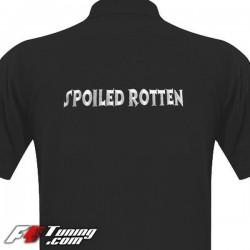 Polo Spoiled Rotten de couleur noir