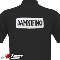 Polo Damnifino de couleur noir