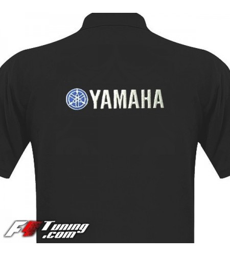 Polo Yamaha de couleur noir