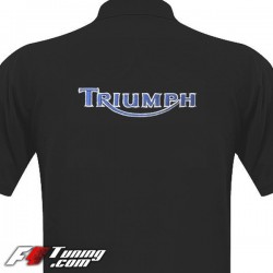 Polo Triumph de couleur noir