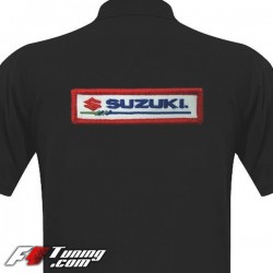 Polo Suzuki de couleur noir