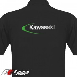Polo Kawasaki de couleur noir
