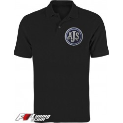 Polo AJS de couleur noir