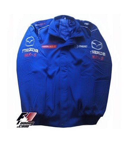 Blouson Mazda MX5 Team Sport Automobile couleur bleu