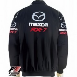 Blouson Mazda RX7 Team Sport Automobile couleur noir