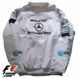 Blouson McLaren Mercedes Team formule-1 couleur blanc