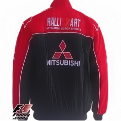 Blouson Mitsubishi Team WRC couleur noir et rouge