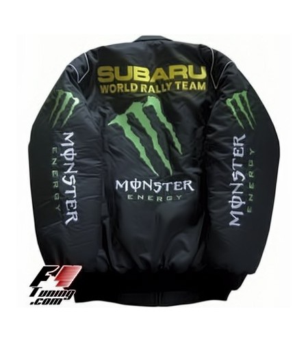 Blouson Subaru Team Monster Energy WRC couleur noir