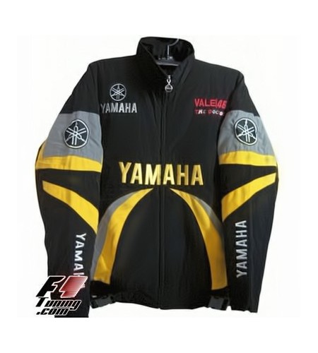 Blouson Yamaha Team Valentino Rossi Moto GP couleur noir