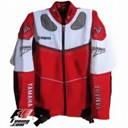 Blouson Yamaha Team Moto couleur rouge